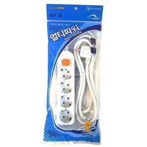 코텍 광명 멀티탭 4구3호2.5m E-034