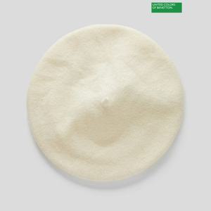 [베네통] Wool blend beret 3F_6HPKD41HF_WH