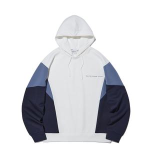 [인터크루]블럭 후드풀오버(시밀러) 화이트 ITY1TH06AWH_CC