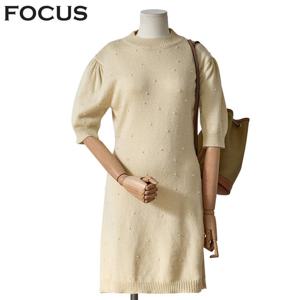 [포커스]펄니트미니원피스 FBW3L7POP0422_BP
