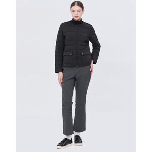 헤지스 골프 여성 24FW 스테디셀러포켓 포인트 퀼팅 다운 점퍼 (BLACK) WWJU4D702BK