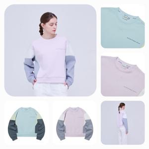 [인터크루]여)블럭크롭맨투맨(시밀러) ITY1TM56A_CC