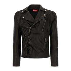 디젤 L-UNCAN 바이커 가죽 재킷 A205930SLCW 9XX