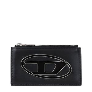 디젤 25FW 블랙 1DR 지퍼 카드 지갑 X10270 PR818 T8013