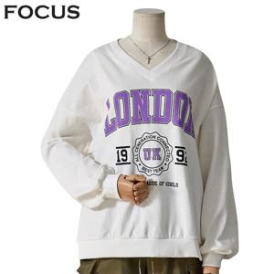 [포커스]브이넥영문맨투맨 FBS4A4PTS4012_BP