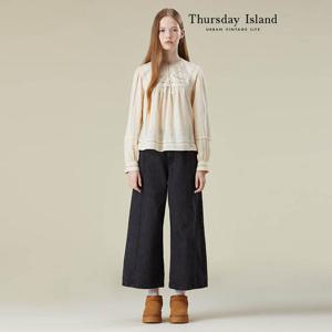 [Thursday Island] 레이스 모티브 블라우스(T236MBL142W)