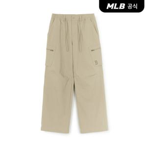 [MLB공식] 25F 바시티 코튼터치 지퍼 카고 와이드팬츠 BOS (Sand) 3AWPV0254