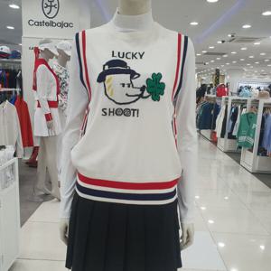 [까스텔바작]여성 아트웍 라운드 베스트bgdssv502wh_US