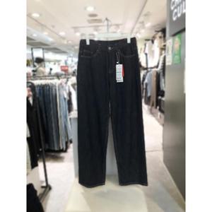 체이스컬트 세이브존03 블랙 와이드 린넨 에어 데님팬츠I EBRK2325
