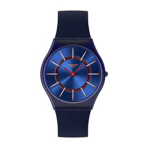 스와치 SS08N117 VERY JAZZY BERRY 공용 우레탄시계