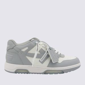 오프화이트 로고 태그 펀칭 토 로우탑 스니커즈 OMIA189C99 LEA