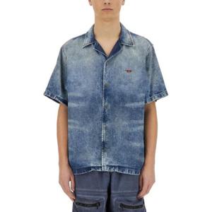 디젤 반팔 셔츠 A19178 0CMBP01 Blue