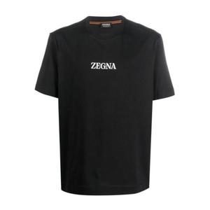 에르메네질도제냐 반팔 티셔츠 E7364A777K09 Black
