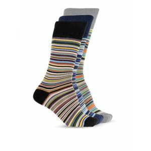 [PAUL SMITH] 라프리마 남성 양말 시그니처 스트라이프 6 팩 M1ASOCKN6PKM1A Multicolour /8