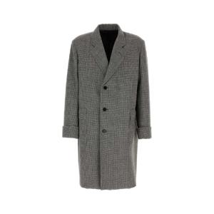 PRADA Embroidered wool blend coat UC544ISOOO17C0 F0480