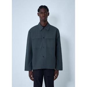 25 FW MHL 남성 스톰 플랩 셔츠  mhl0160006gry