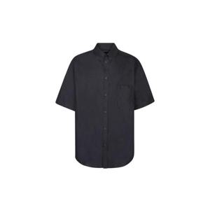 Balenciaga 칼라 반소매 셔츠 773393TNM60 1000 TP948308598