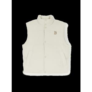 [MLB]바시티 빈티지 레터링 패딩조끼(3ADVV0156)