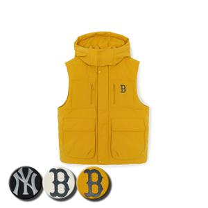 MLB 공용 고프코어 립스탑 4포켓 후드 집업 베스트 (3ADVB0256)