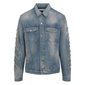 오프화이트 자켓 OMYE09BF25DE N001 4141 BLUE