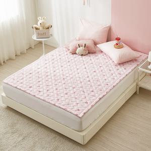 캐치티니핑 2in1 카본탄소매트 전기요 패드핏 아름핑 핑크 퀸 150X200cm
