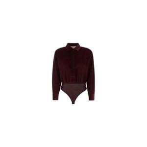 막스마라 막스마라 버건디 바디수트 2257575