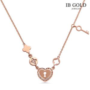 아이비골드 14K GOLD [목걸이] G 킹 하트