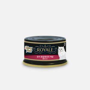 퓨리나 팬시피스트 로얄 참치&흰살생선&게살 젤리소스 캔 85g