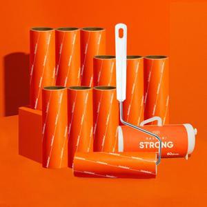 홈앤미 사선컷팅 스트롱 돌돌이 테이프클리너 본체+리필 10개 외