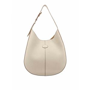 [TODS] 라프리마 여성 숄더 가방 레더 백 위드 frontal 로고 패치 XBWDBSR0200XWZB010 베이지 /8