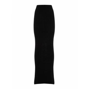 [RICK OWENS] 라프리마 여성 니 Length 미디 Pillar 스커트 RO02D3682KWPL09 블랙 /8