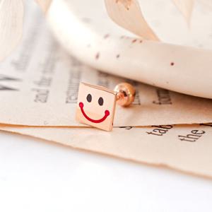 오팔하우스 14k 스퀘어 스마일 에폭 피어싱 OPDJE3409