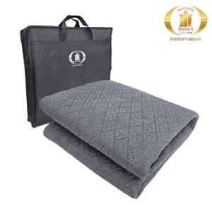 한일의료기 탄소매트 전기매트 EMF 401F 슬림형 헤링본 싱글 1인용