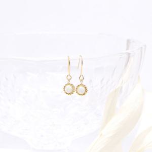 오팔하우스 14k 합성오팔 후크 귀걸이 OPPE0134