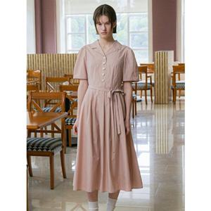 올리브데올리브 (OW4MO447) 셔츠핏 플레어롱원피스 OLIVE  DES  OLIVE