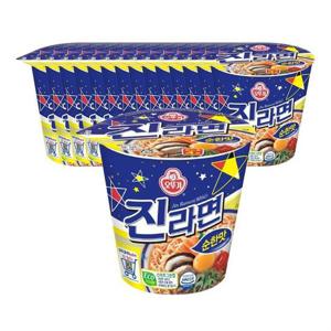 오뚜기 진라면컵 순한맛 65g 15개