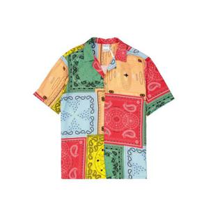 마르셀로 불론 반팔 셔츠 CMGA078S22FAB00 12518 Red RED