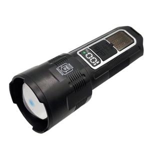 LED손전등 대형 LED 충전식 줌 서치 야외 라이트 손전등 후레쉬