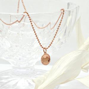 오팔하우스 14k 오목한 컷팅판 서클 목걸이 OPDLN7754