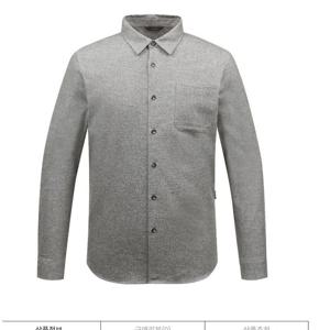 [링스골프][24FW] 남성  타운 멜란지 셔츠  L11D3JS144_GY_CC