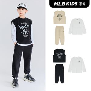 [택가129,000원][MLB키즈]바시티 VEST 긴팔 3 SET (2color)7AS1V0151