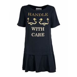 [MOSCHINO] 라프리마 여성 숏 테크 패브릭 원피스 04045433555 블랙 /8