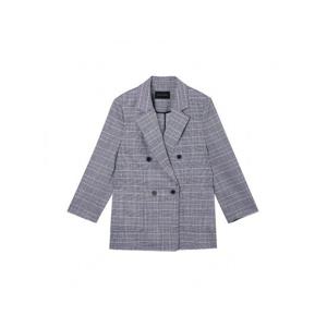 [아날도바시니]() 체크 린넨 반더블 자켓(AX05JK22M)