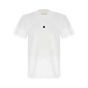 지방시 반팔 티셔츠 BM716G3YCD100 White Black