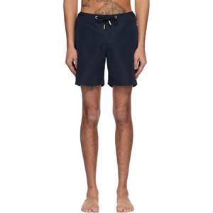 25 FW 올레바브라운 남성 네이비 불독 드로코드 스윔 쇼츠 251314M208037