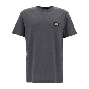 돌체앤가바나 그레이 크루넥 릴렉스 티셔츠 G8PT1T G7F2IS8291