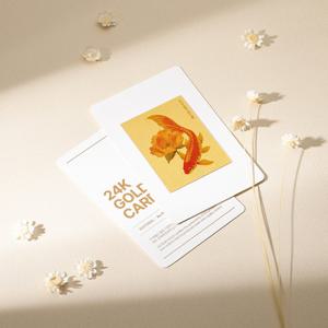 수앤진골드 금붕어 순금 카드 24K 0.2g