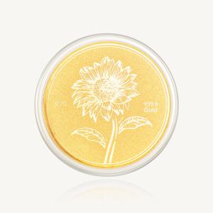 수앤진골드 해바라기 코인 골드바 24K 순금 0.2g