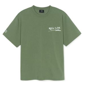 [MLB]베이직 스트릿 로고 오버핏 반팔 티셔츠(3ATSB5153-43KAP)