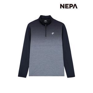 [네파] 여성 마운틴 도트 긴팔 집업 티셔츠 7I45403